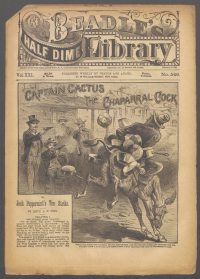 Large Thumbnail For Beadle's Half Dime Library 546 - Captain Cactus, the Chaparral Cock