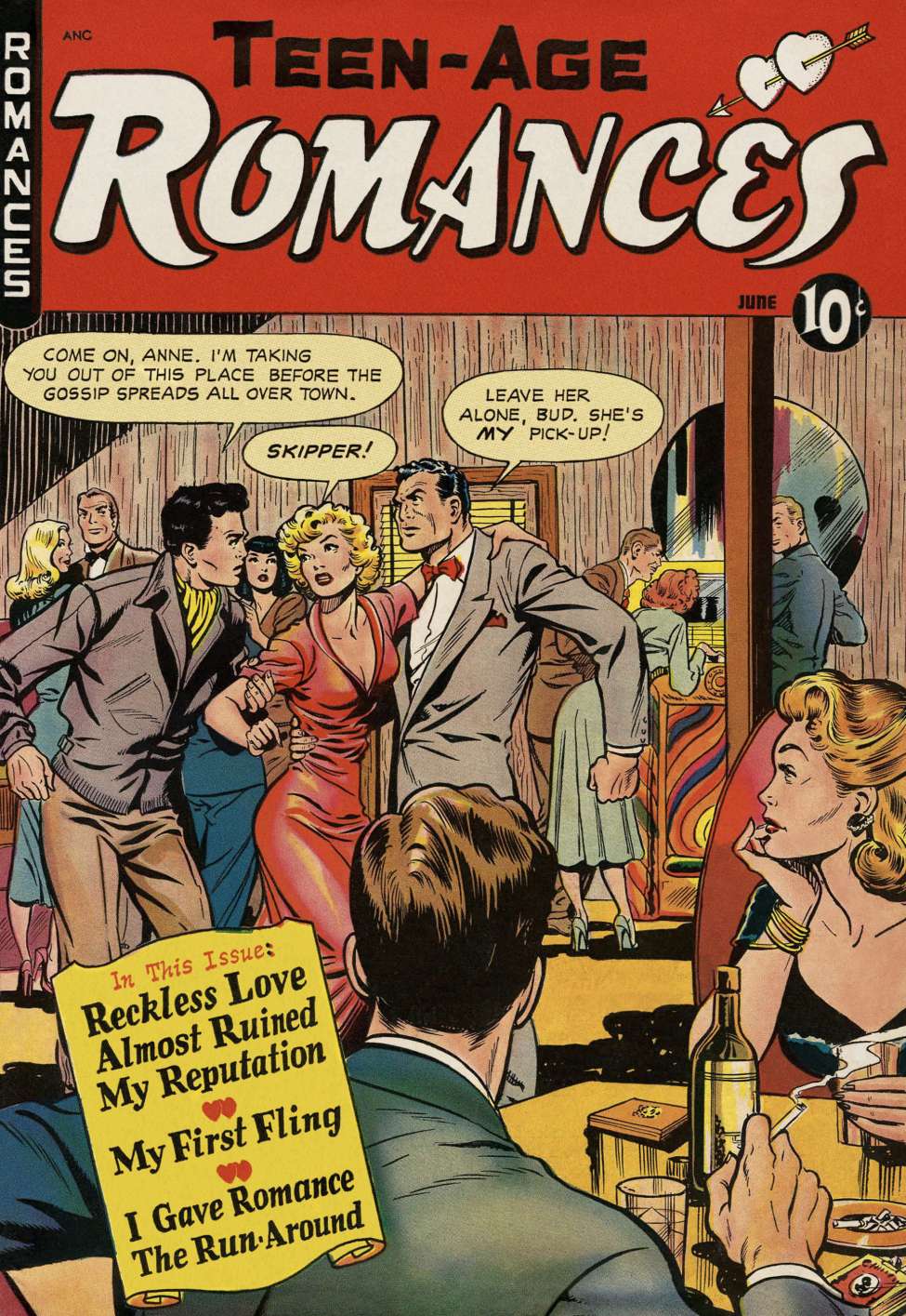 Comic Book Cover For Teen-Age Romances 10