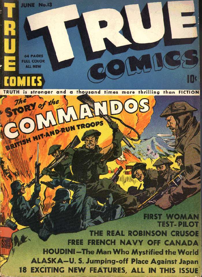 Book Cover For True Comics 13 - Version 1