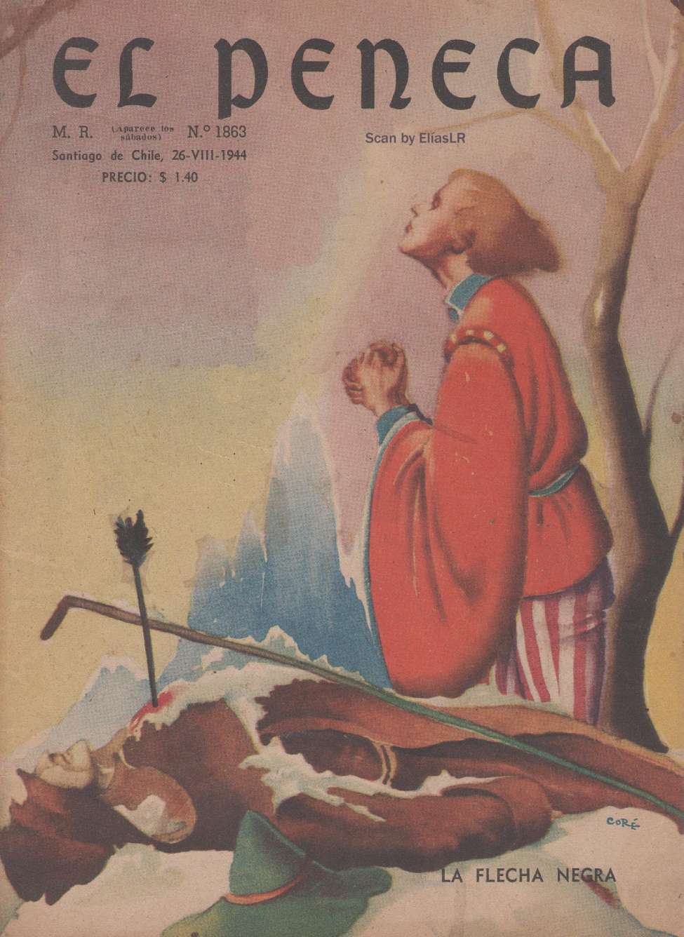 Book Cover For El Peneca Zig Zag 1863