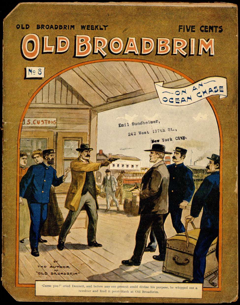 Book Cover For Old Broadbrim Weekly 8 - Old Broadbrim on an Ocean Chase