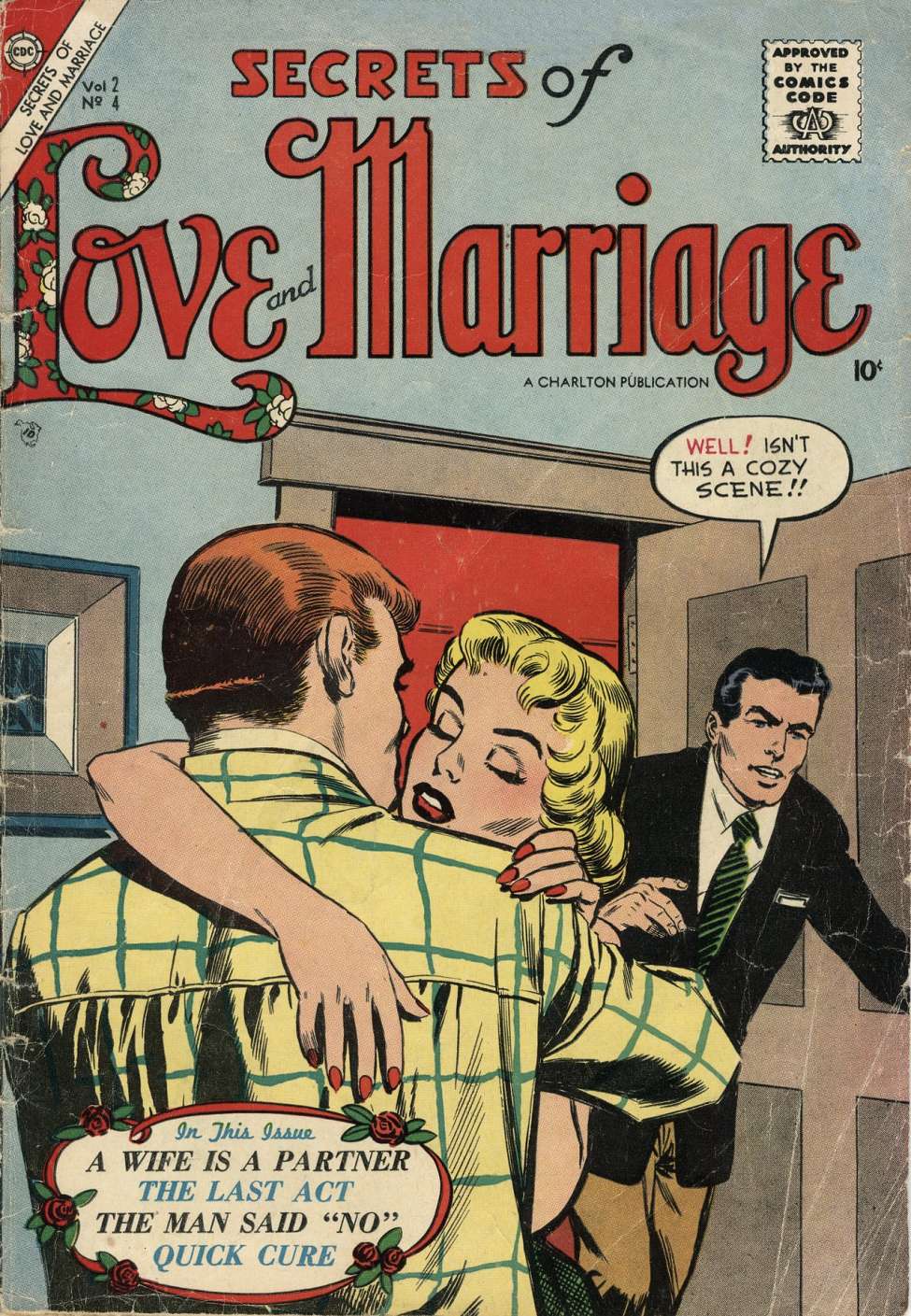 Comic Book Cover For Secrets of Love and Marriage 4