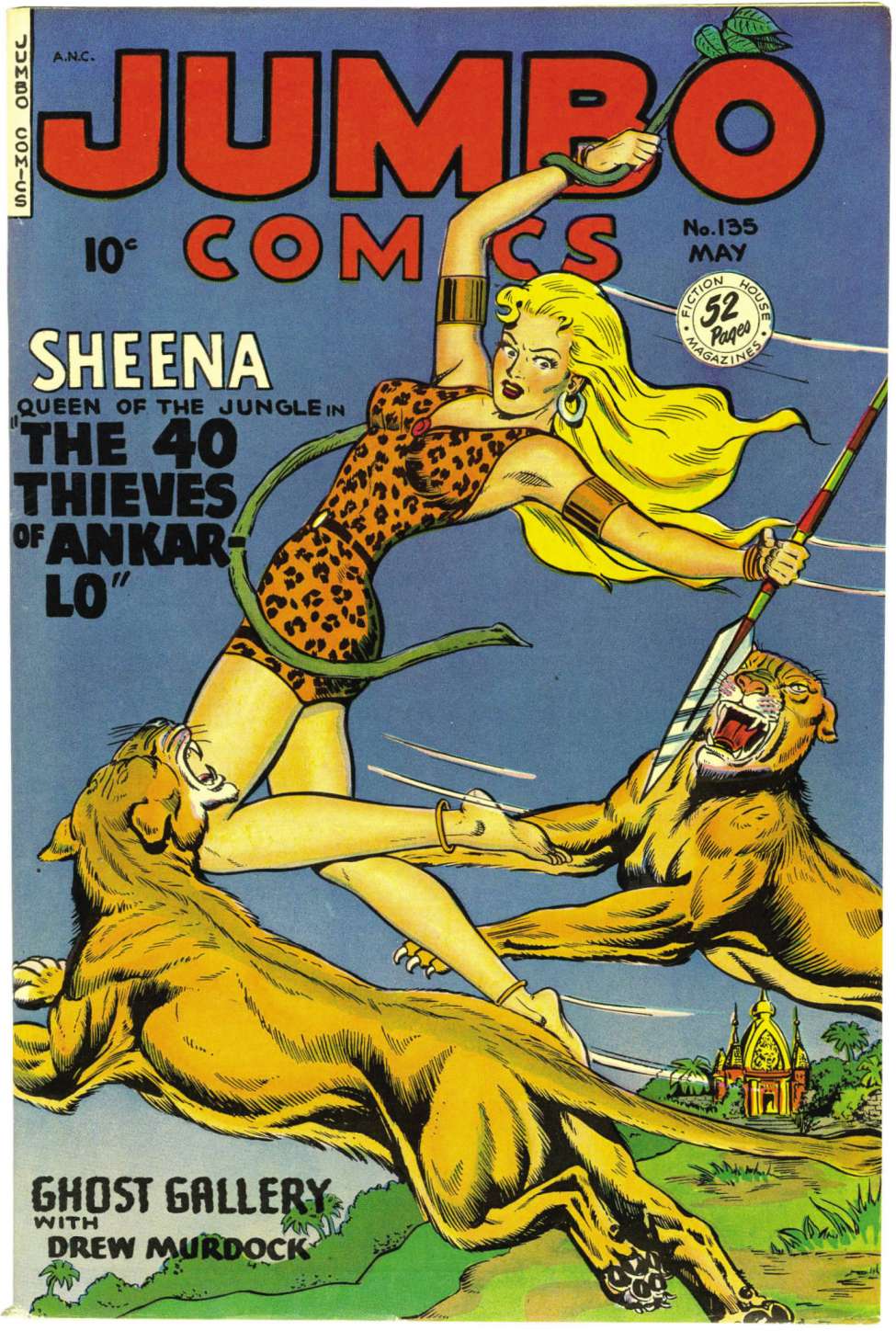 Comic Book Cover For Jumbo Comics 135