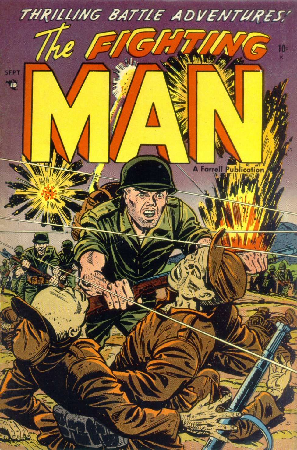 Comic Book Cover For Fighting Man 1