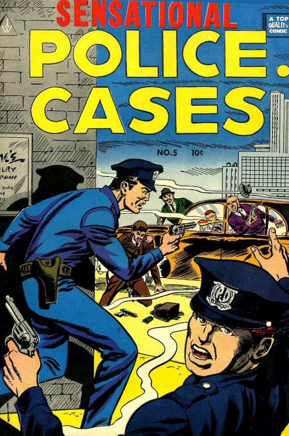 Comic Book Cover For Sensational Police Cases 5