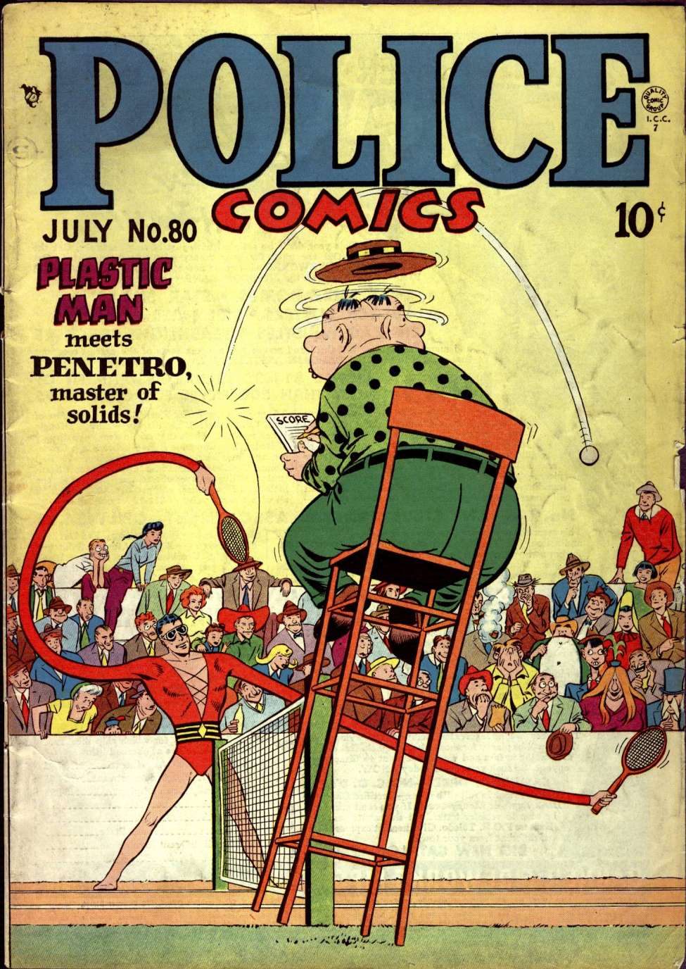 Book Cover For Police Comics 80