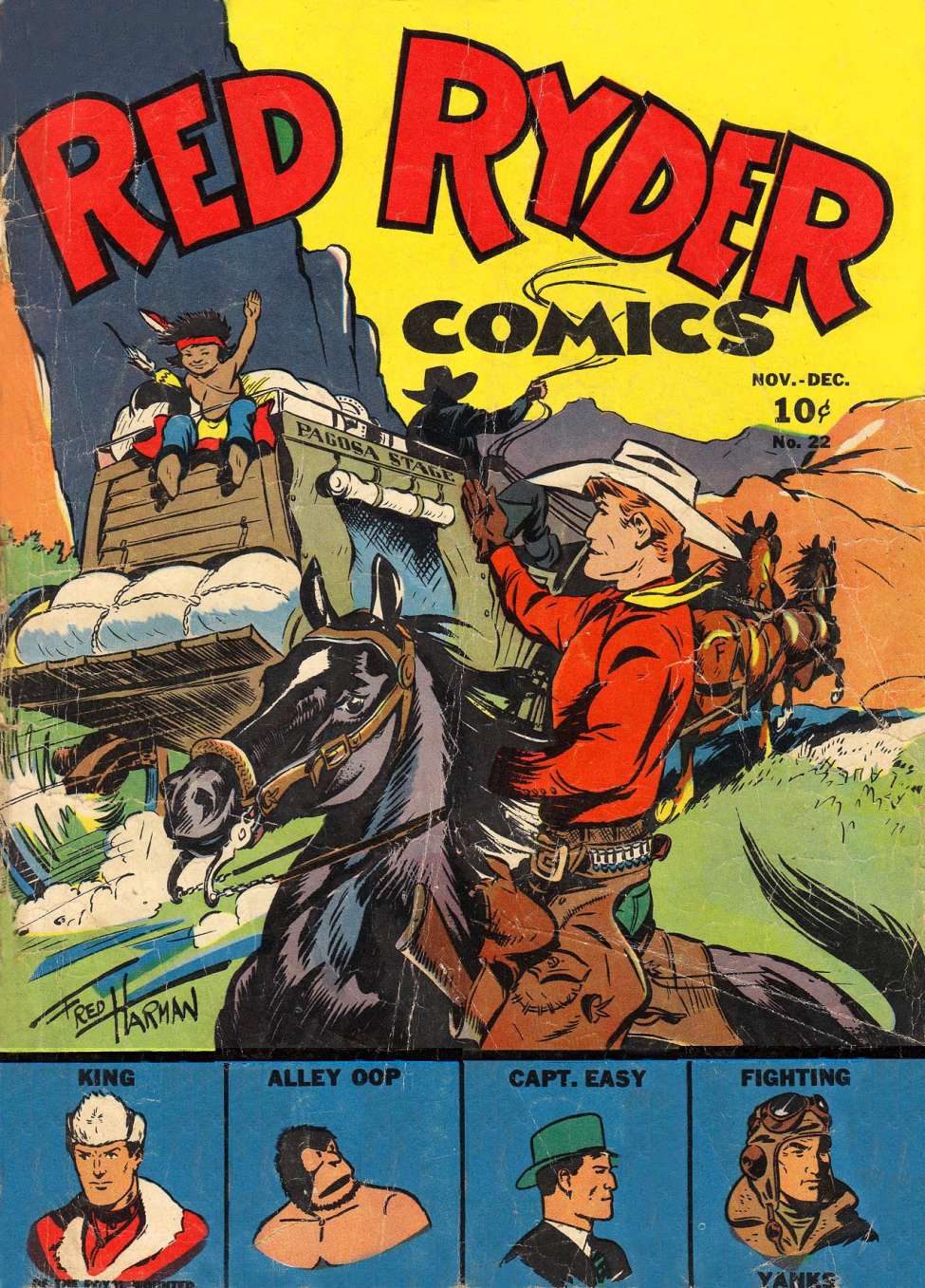 Comic Book Cover For Red Ryder Comics 22