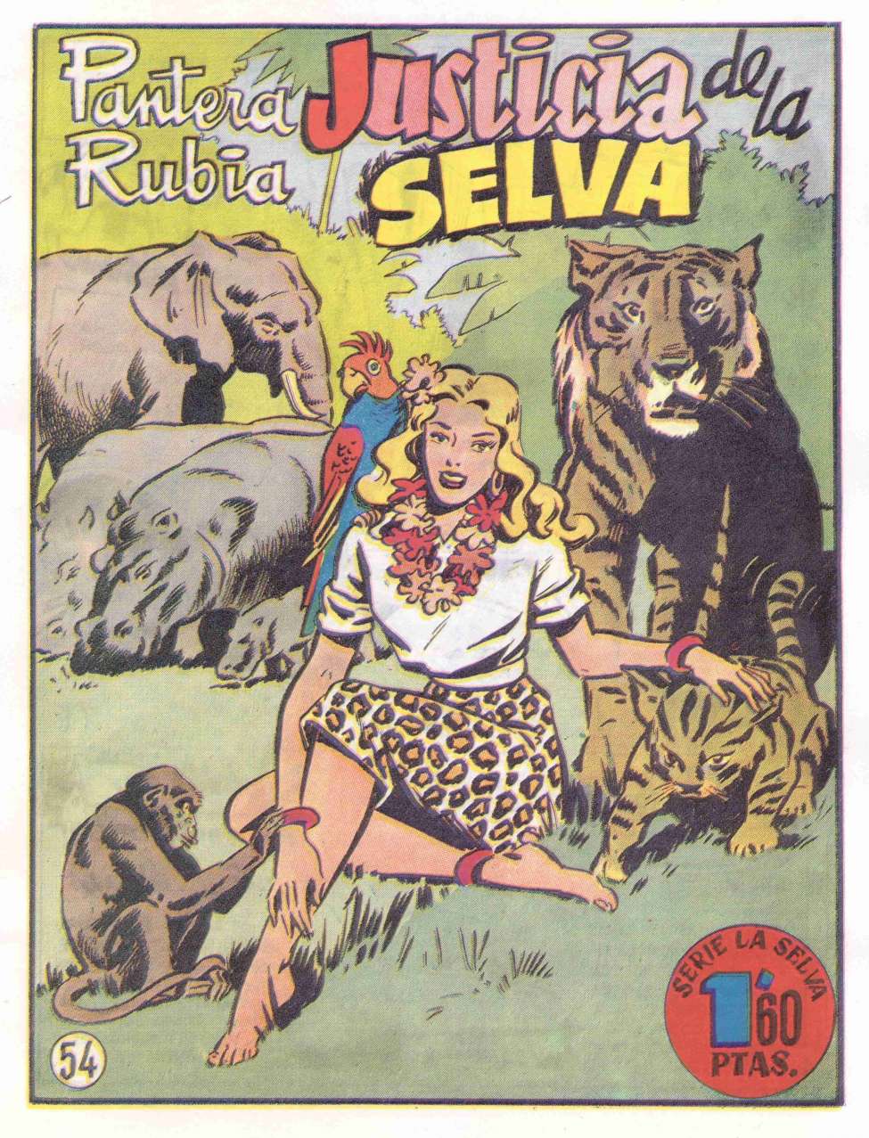 Comic Book Cover For Pantera Rubia 42 - Justicia De La Selva