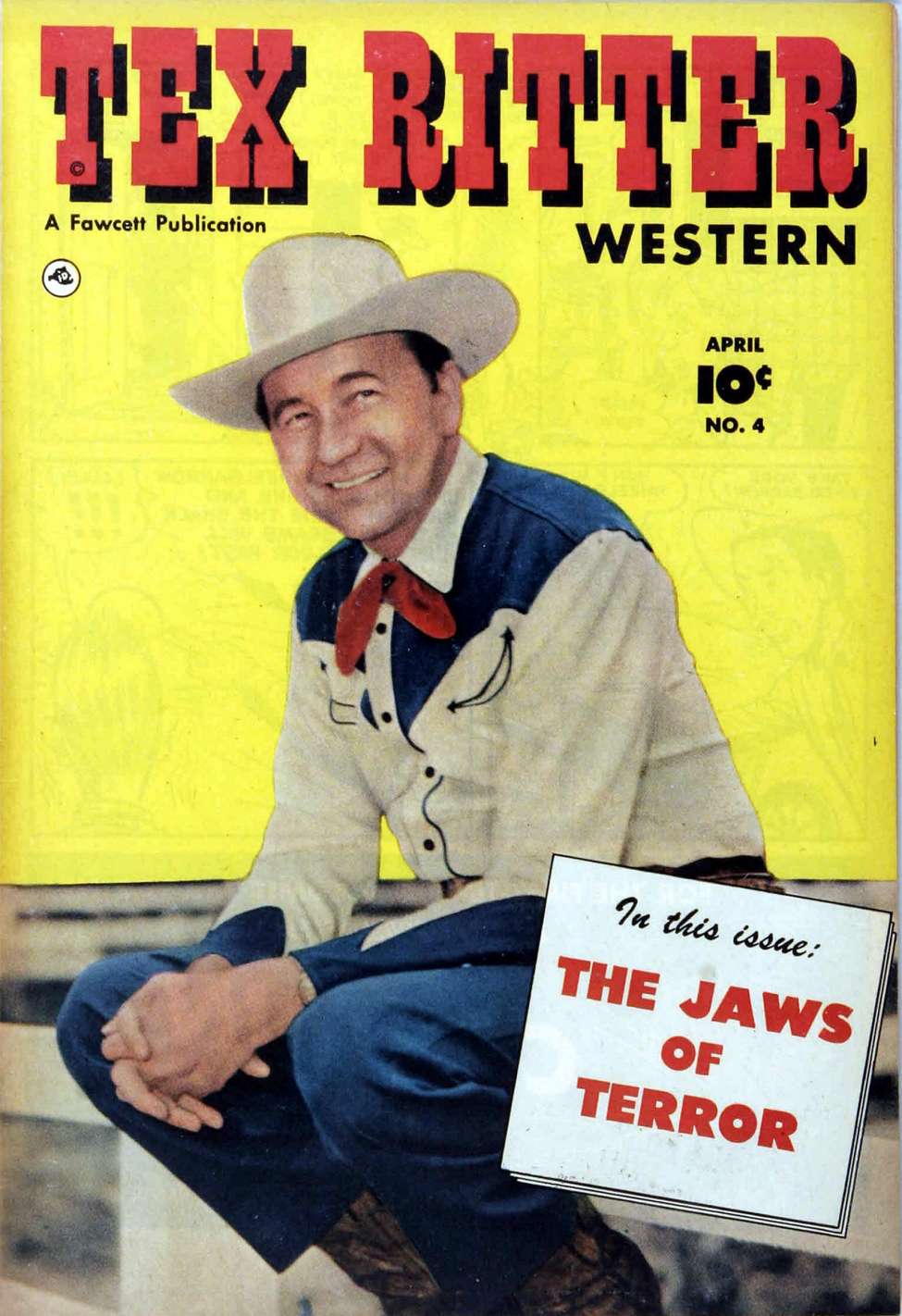 Book Cover For Tex Ritter Western 4