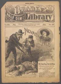 Large Thumbnail For Beadle's Half Dime Library 487 - Nevada Ned, the Revolver Ranger