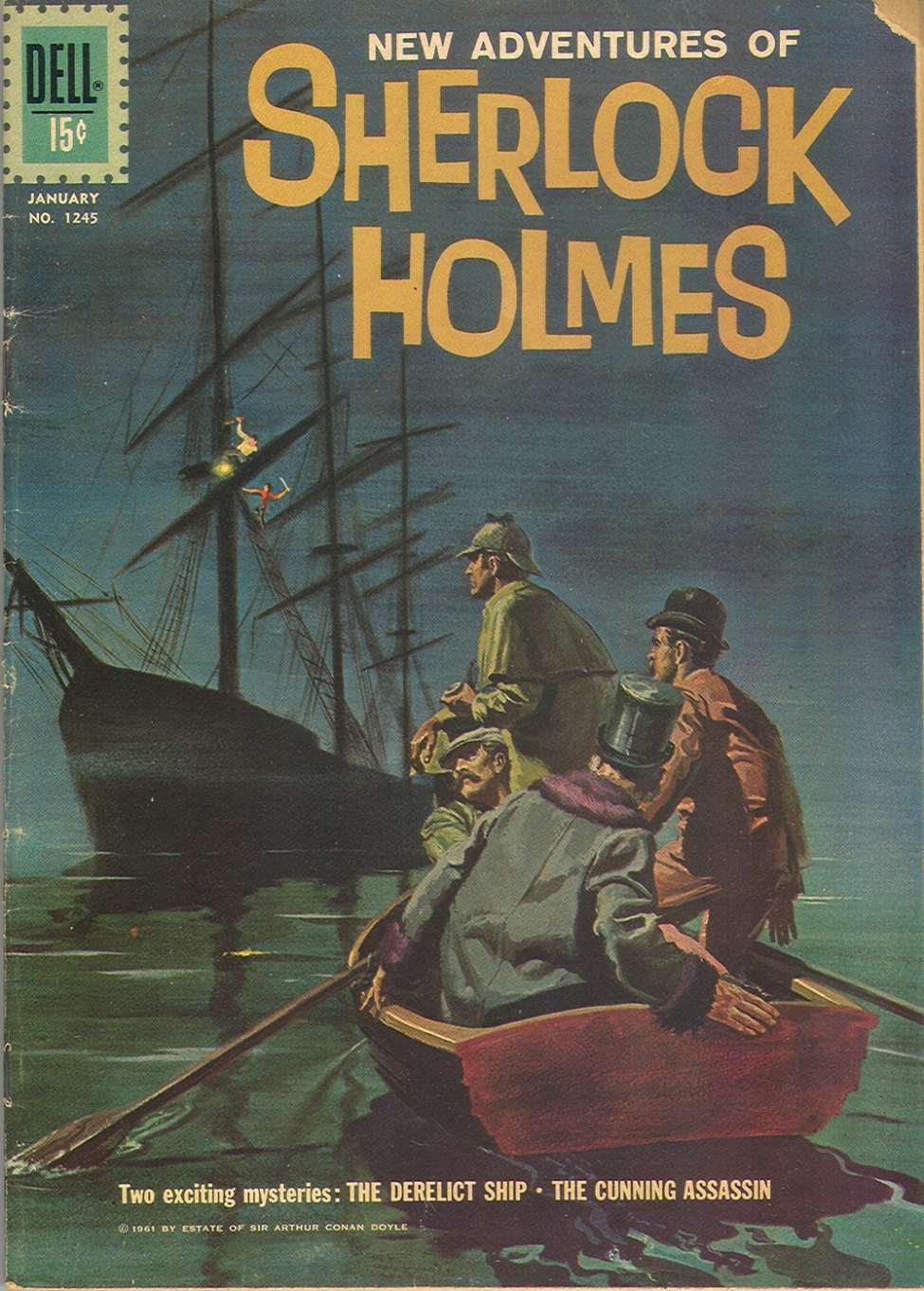 Comic Book Cover For 1245 - New Adventures of Sherlock Holmes