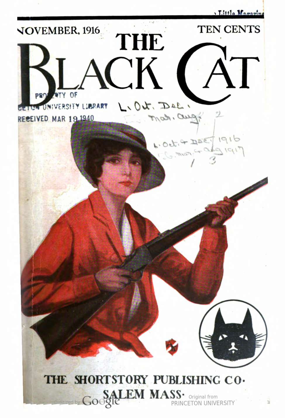 Book Cover For The Black Cat v22 2 - The Skagpole Venus - Stanley Shaw