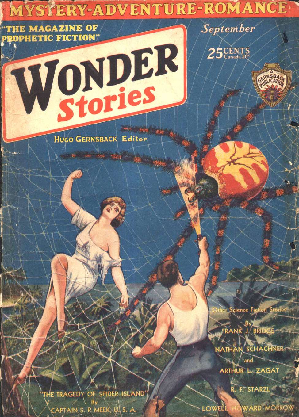 Comic Book Cover For Wonder Stories v2 4 - The War Lord of Venus - Frank J. Bridge