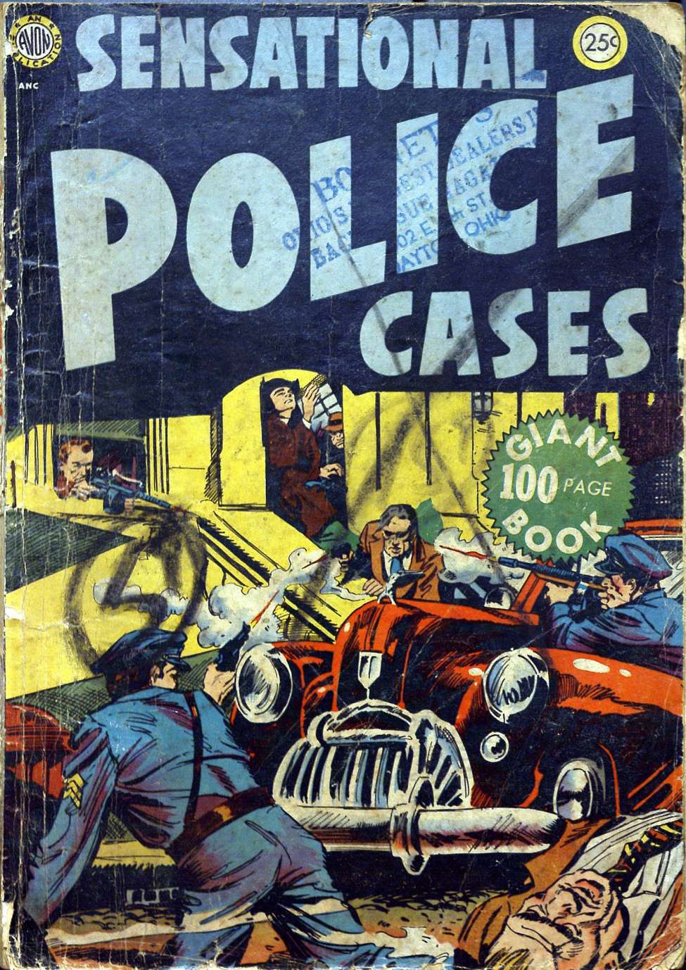 Comic Book Cover For Sensational Police Cases 1 (nn)