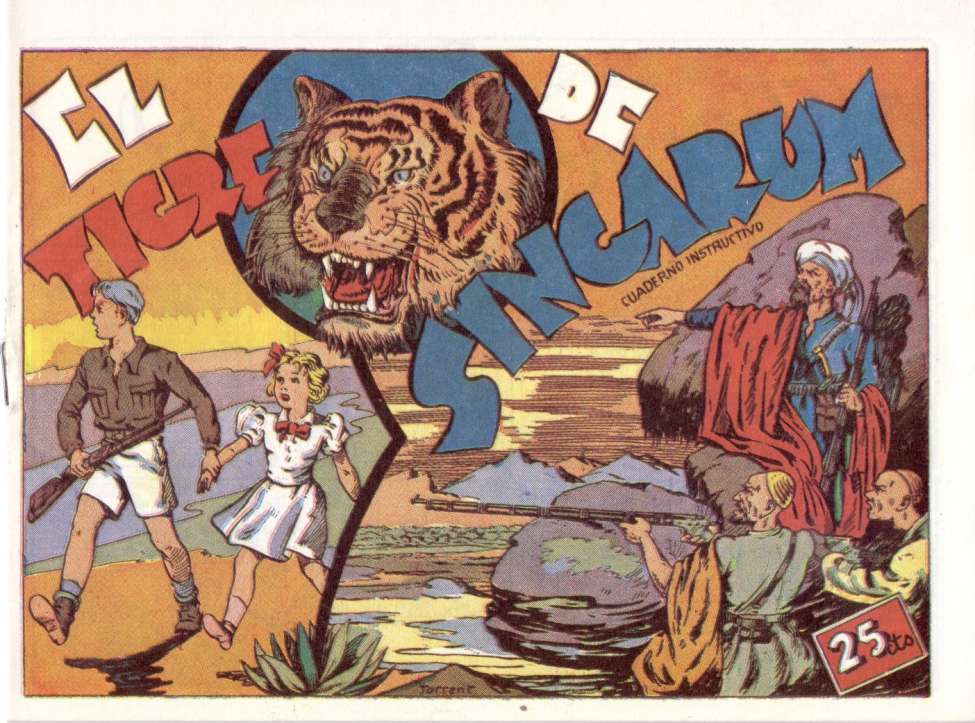 Comic Book Cover For Aventuras de Federico 3 - El Tigre De Singarum