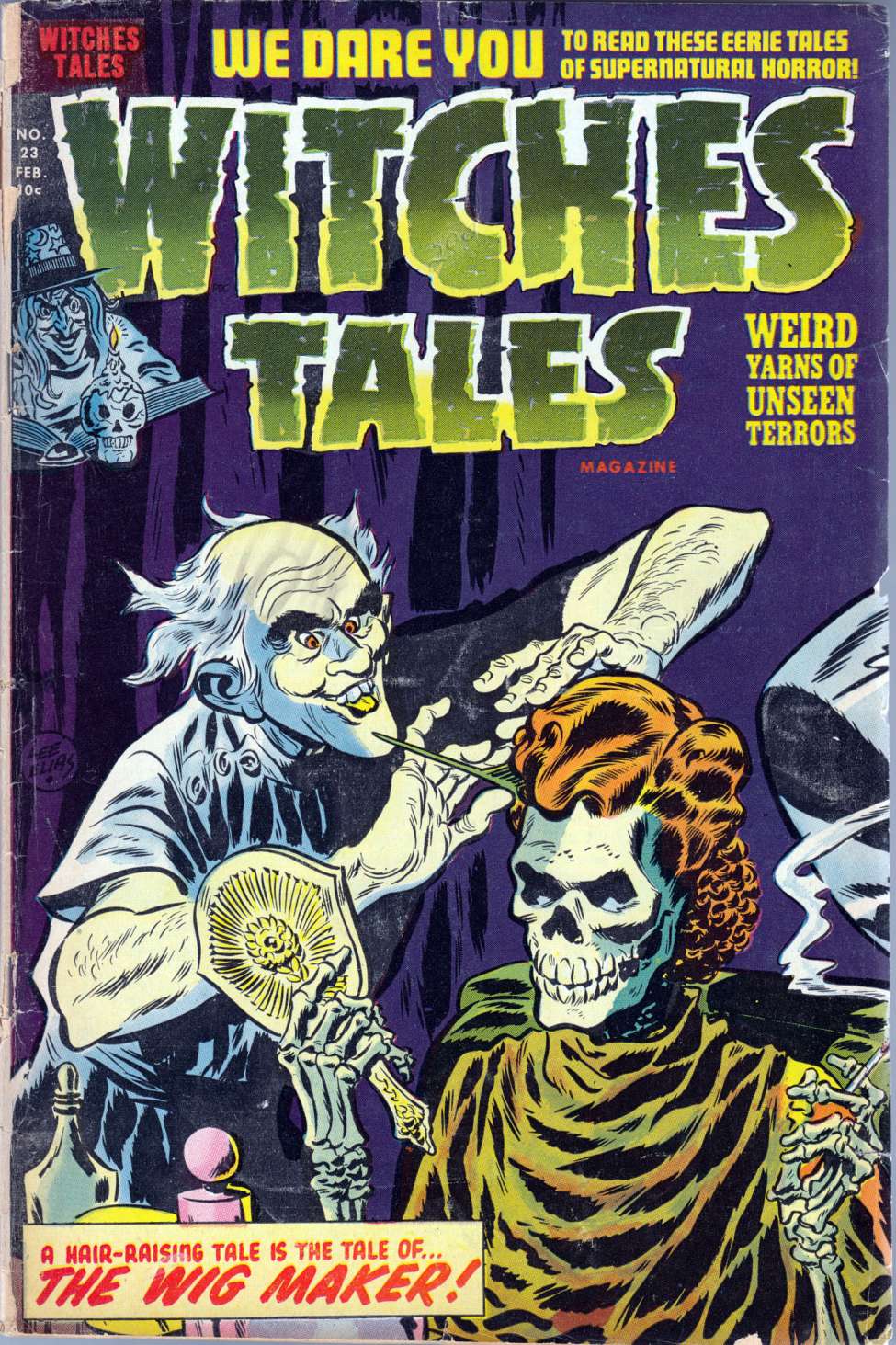 Comic Book Cover For Witches Tales 23