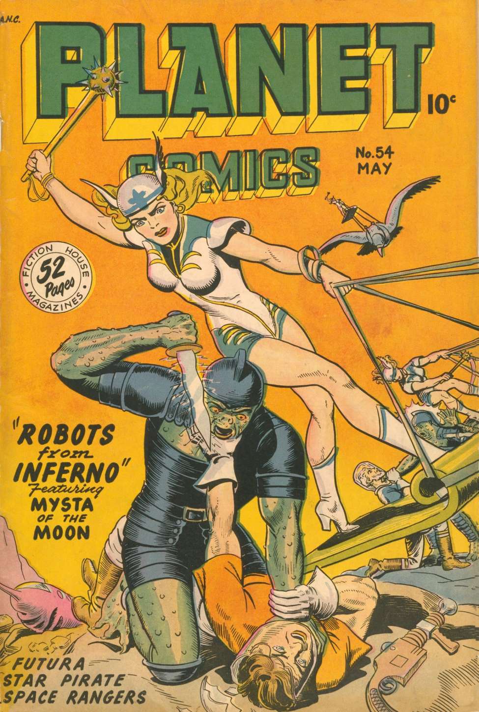 Comic Book Cover For Planet Comics 54 - Version 2