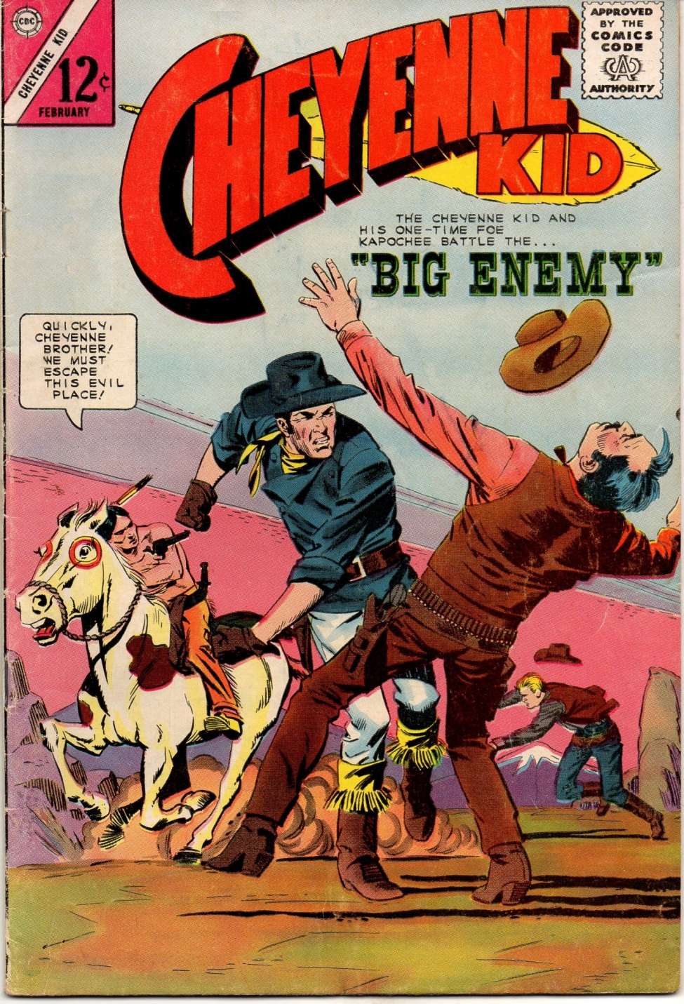 Comic Book Cover For Cheyenne Kid 49