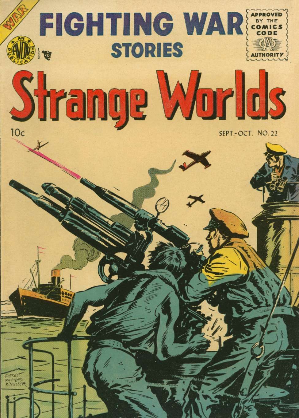 Comic Book Cover For Strange Worlds 22