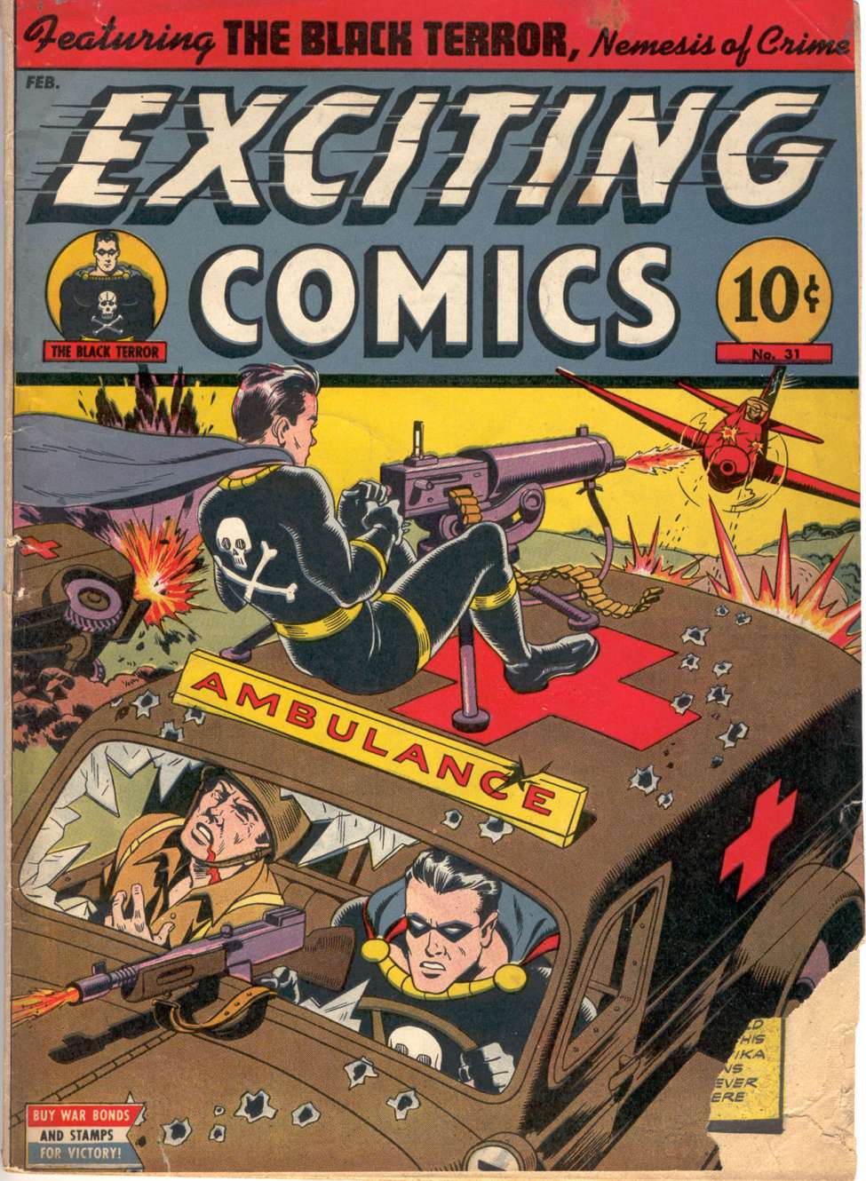 Comic Book Cover For Exciting Comics 31