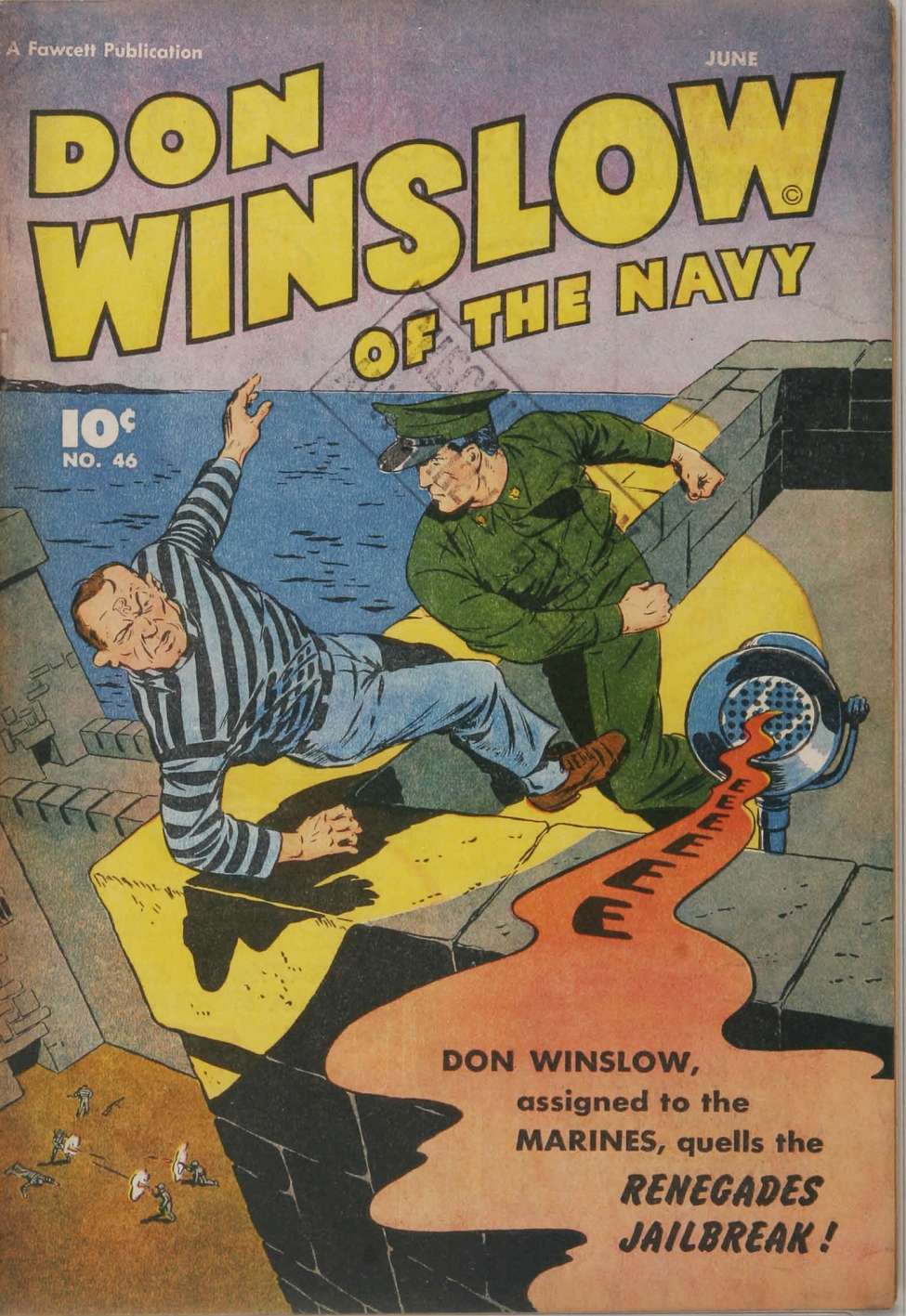 Comic Book Cover For Don Winslow of the Navy 46 - Version 1
