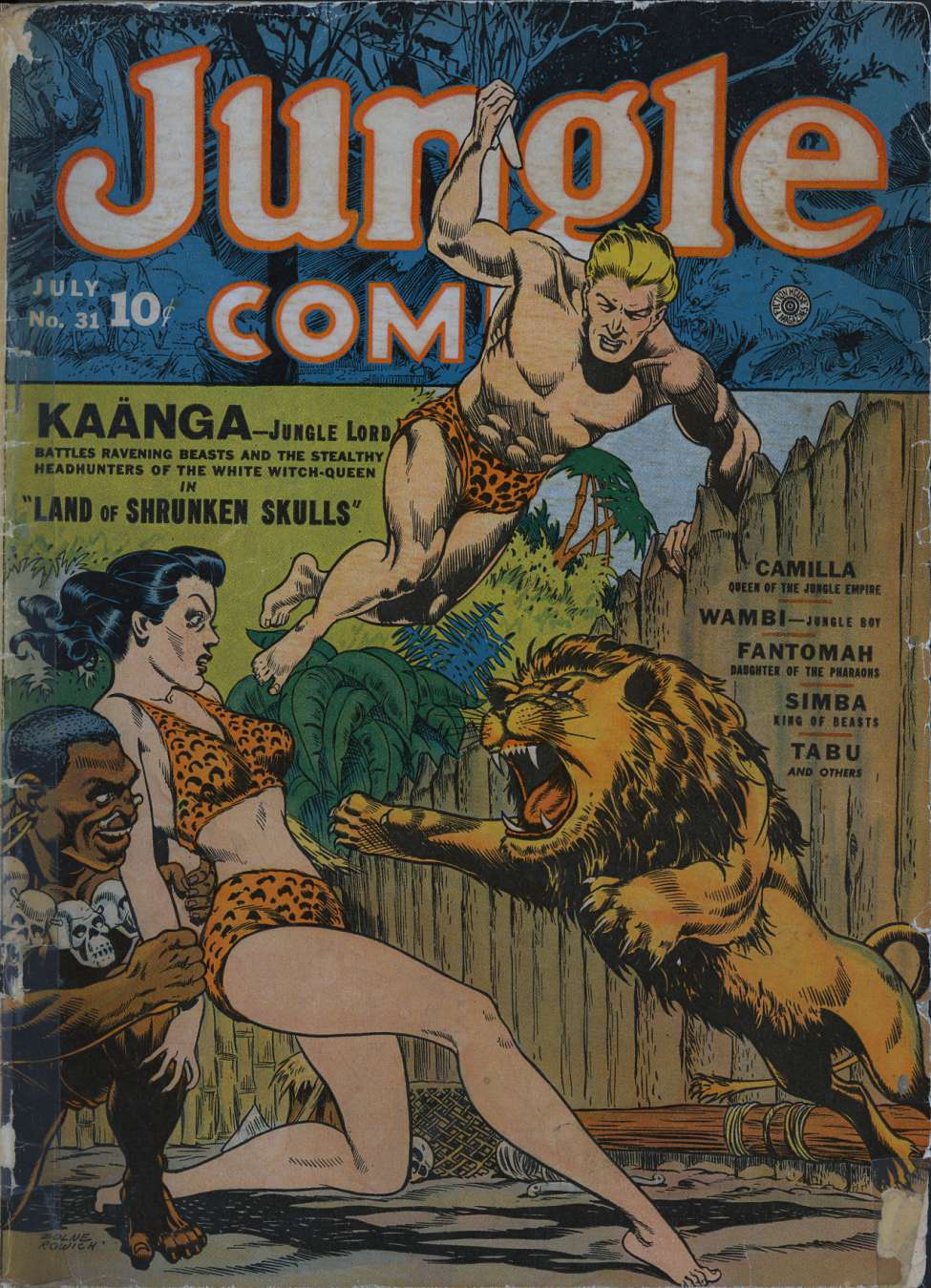 Book Cover For Jungle Comics 31 - Version 2