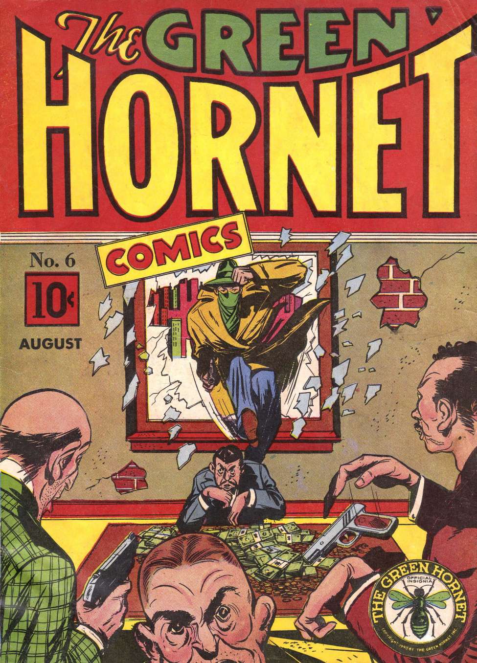 Book Cover For Green Hornet Comics 6