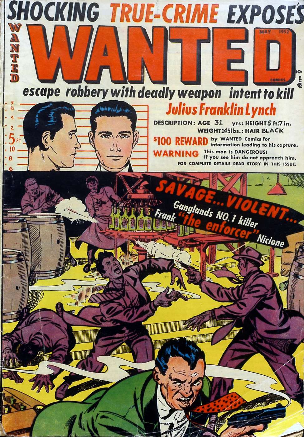 Comic Book Cover For Wanted Comics 47