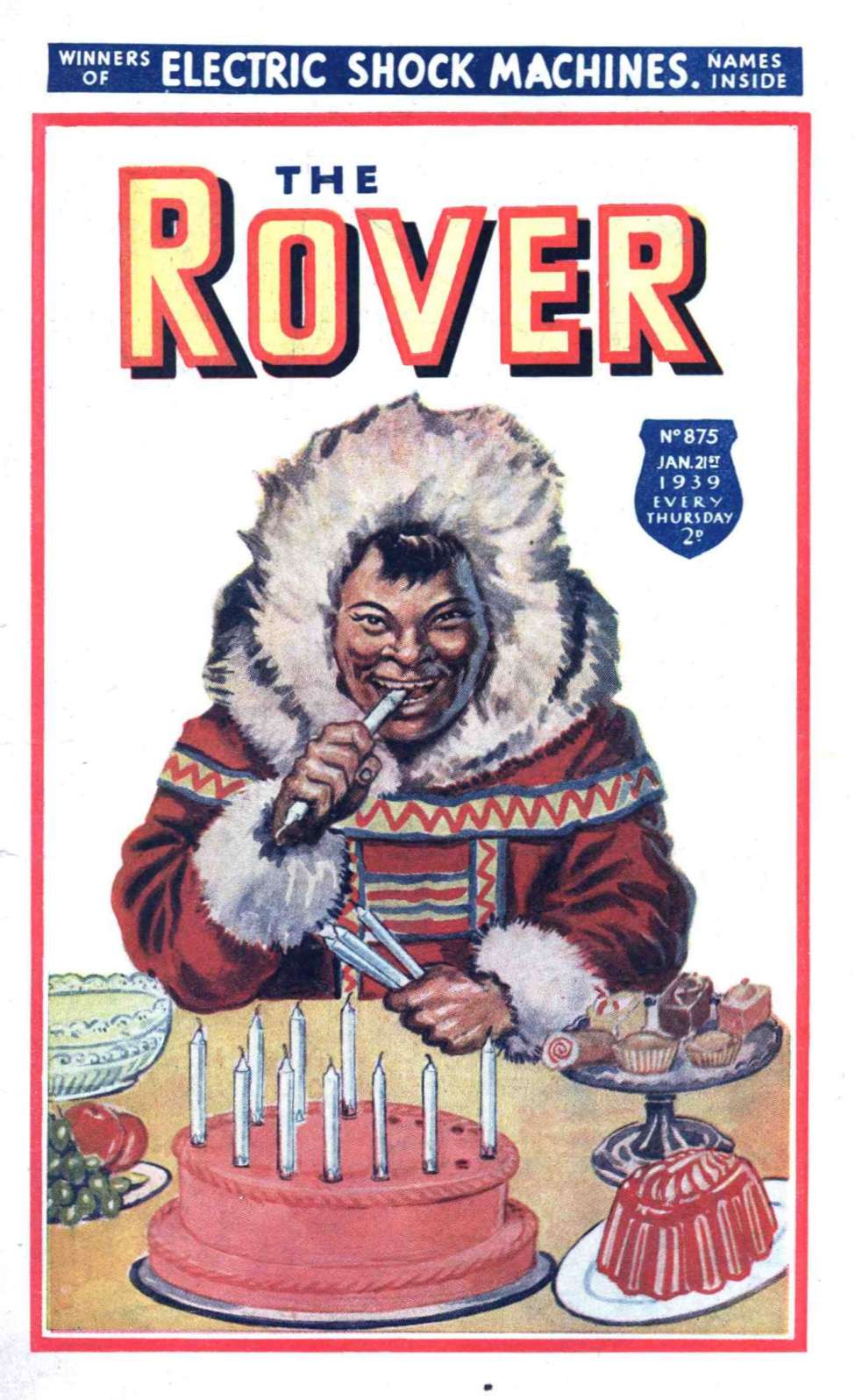 Comic Book Cover For The Rover 875