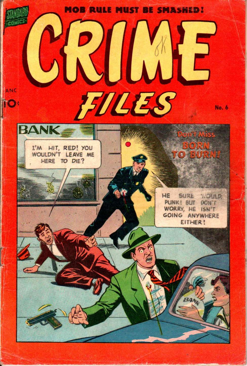Comic Book Cover For Crime Files 6