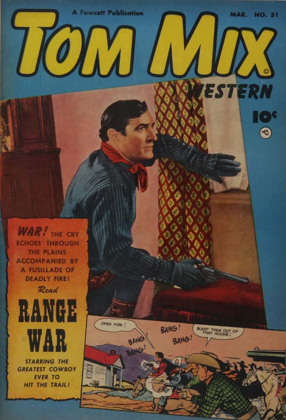 Comic Book Cover For Tom Mix Western 51