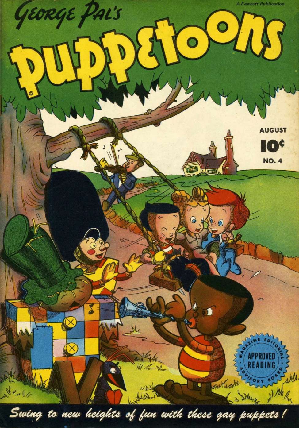 Comic Book Cover For George Pal's Puppetoons 4