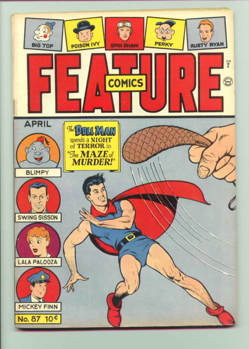 Comic Book Cover For Feature Comics 87 - Version 1