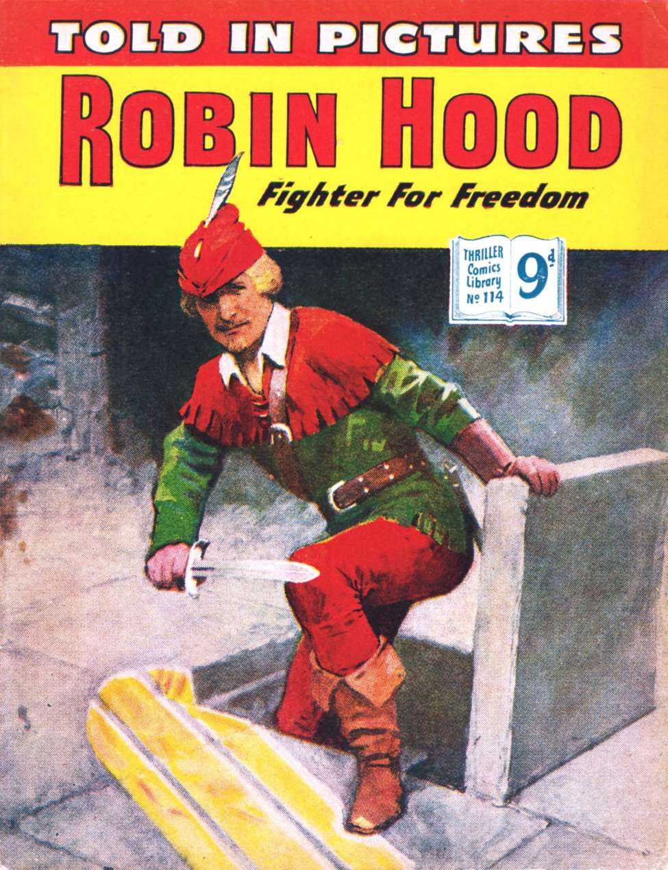Book Cover For Thriller Comics Library 114 - Robin Hood Fighter For Freedom