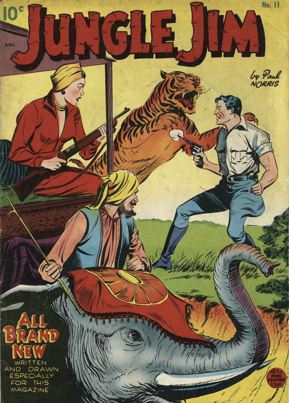 Comic Book Cover For Jungle Jim 11