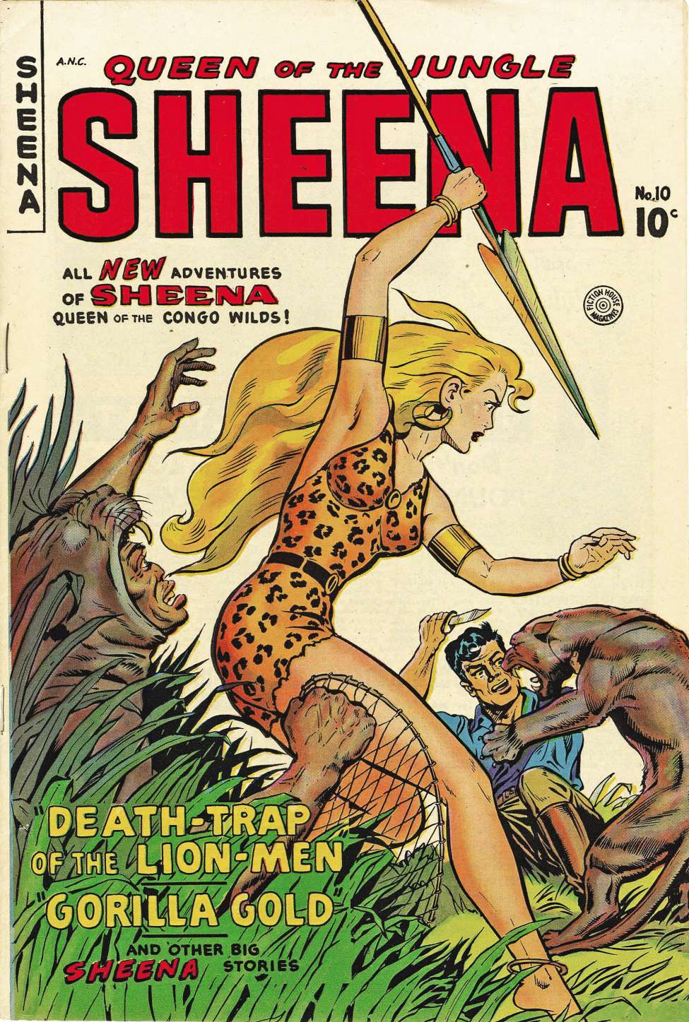 Book Cover For Sheena, Queen of the Jungle 10 - Version 1