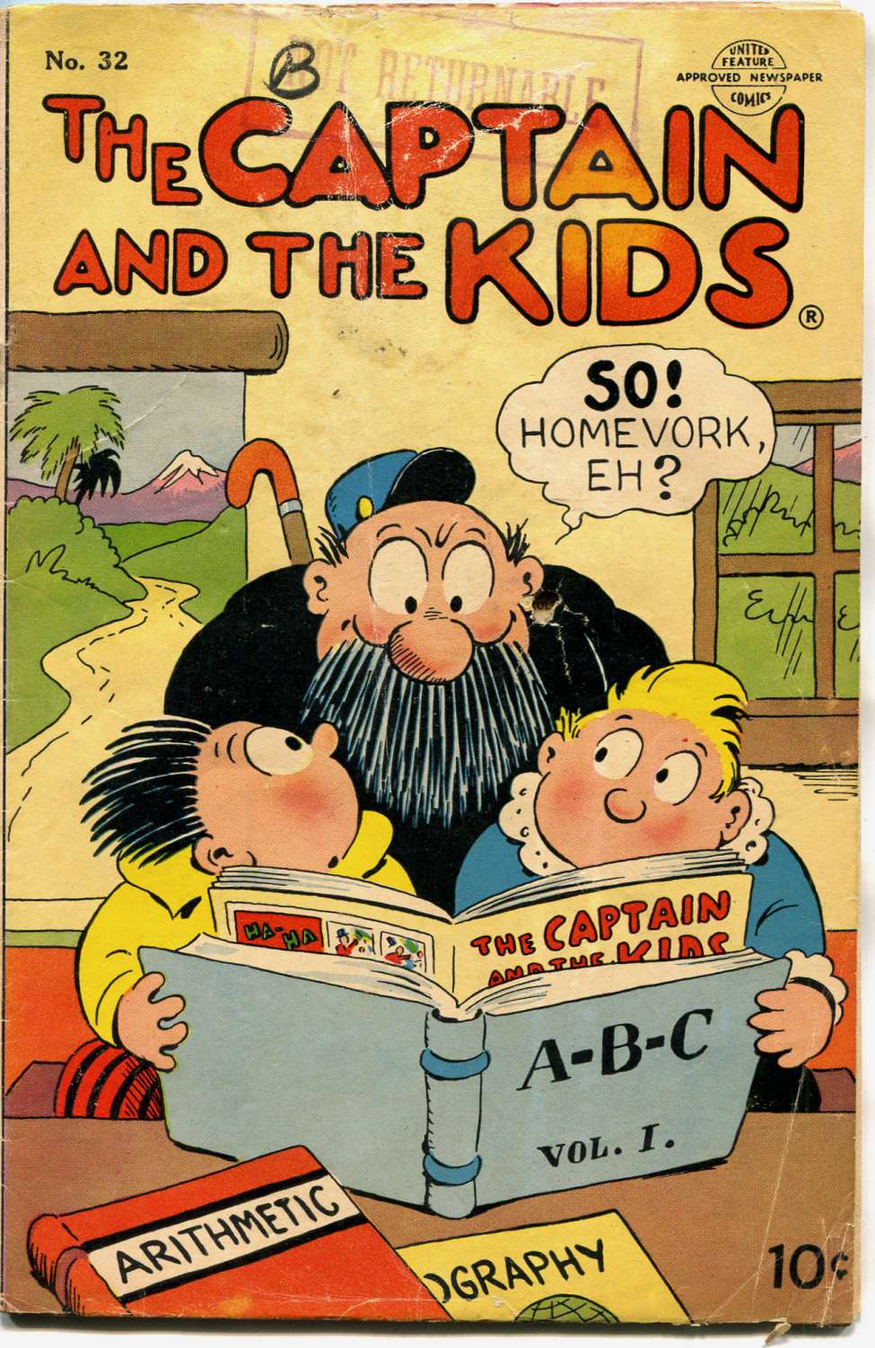 Book Cover For The Captain and the Kids 32