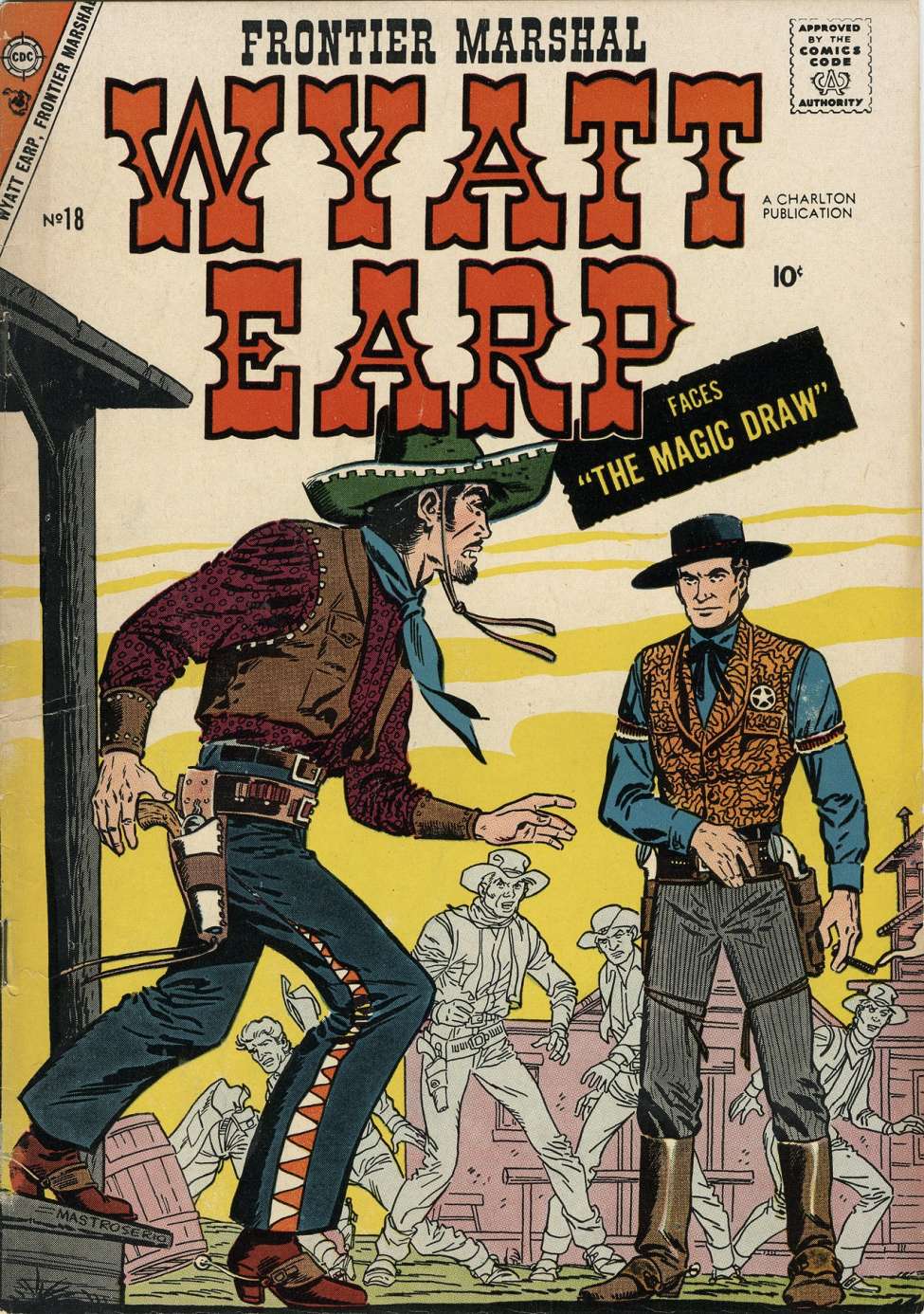 Comic Book Cover For Wyatt Earp Frontier Marshal 18