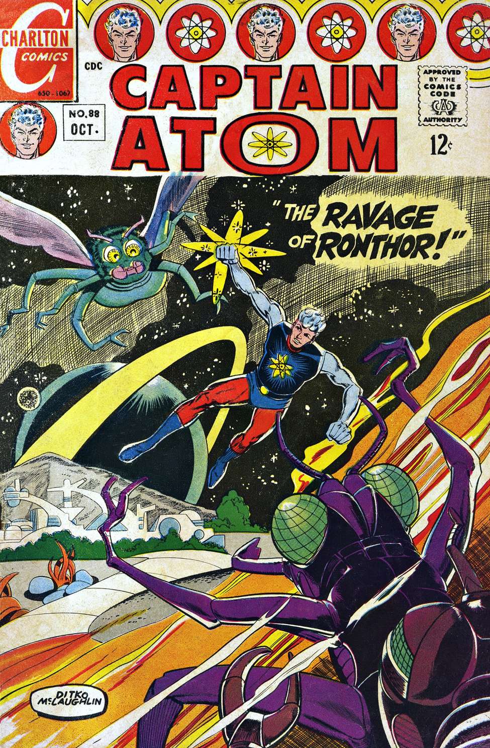 Comic Book Cover For Captain Atom 88 - Version 2