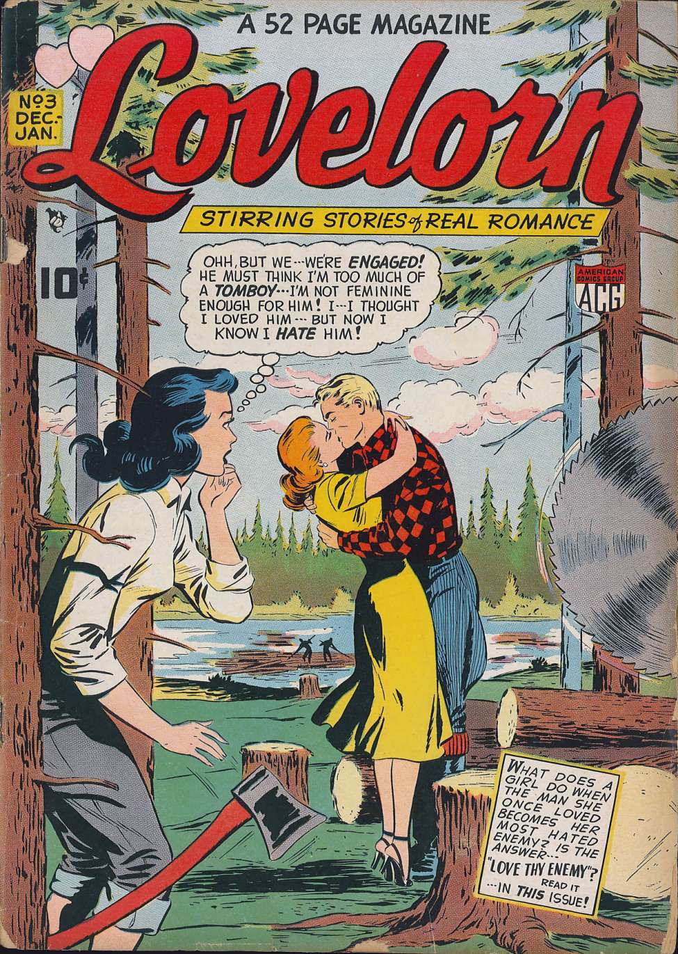 Comic Book Cover For Lovelorn 3