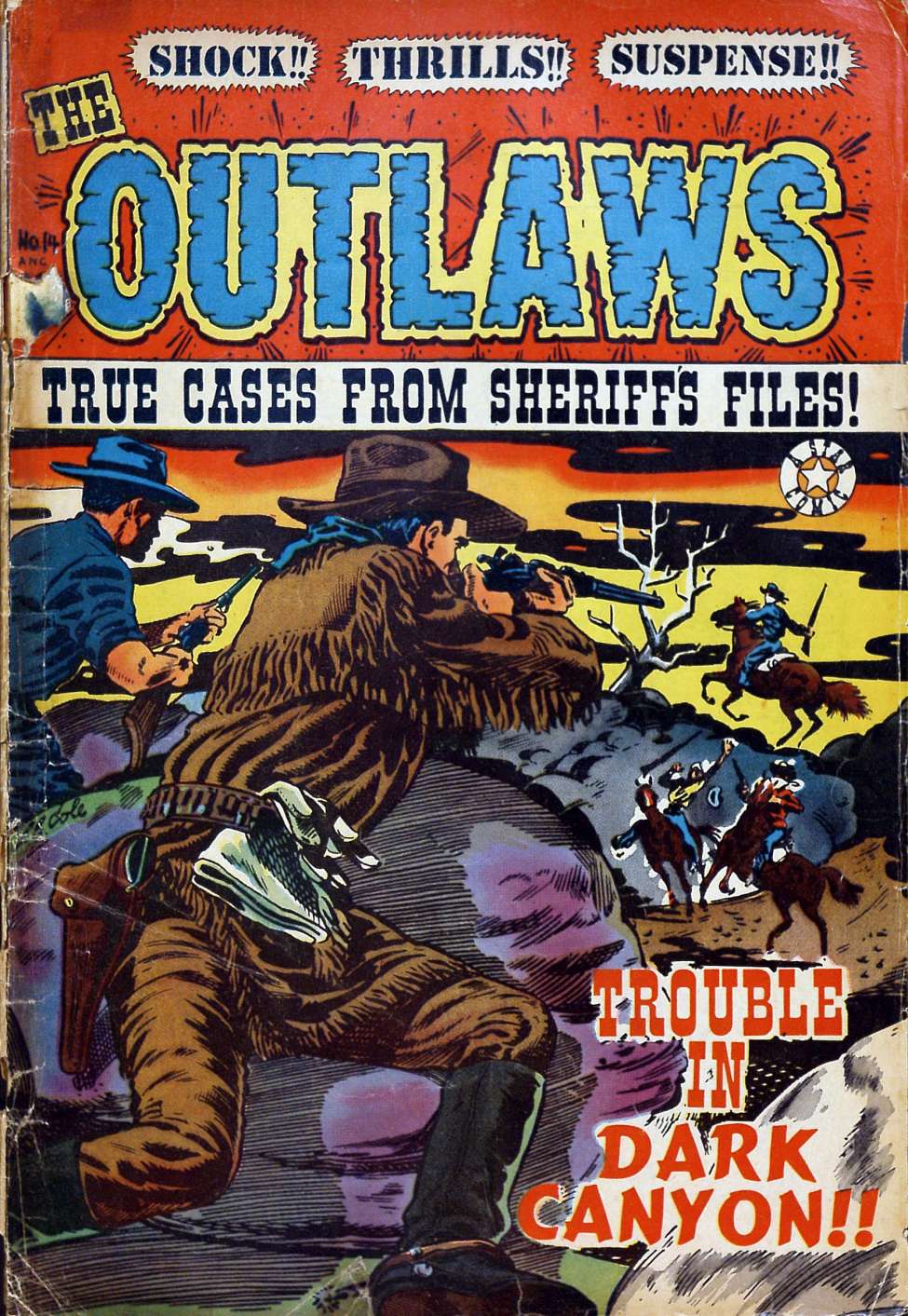 Comic Book Cover For The Outlaws 14