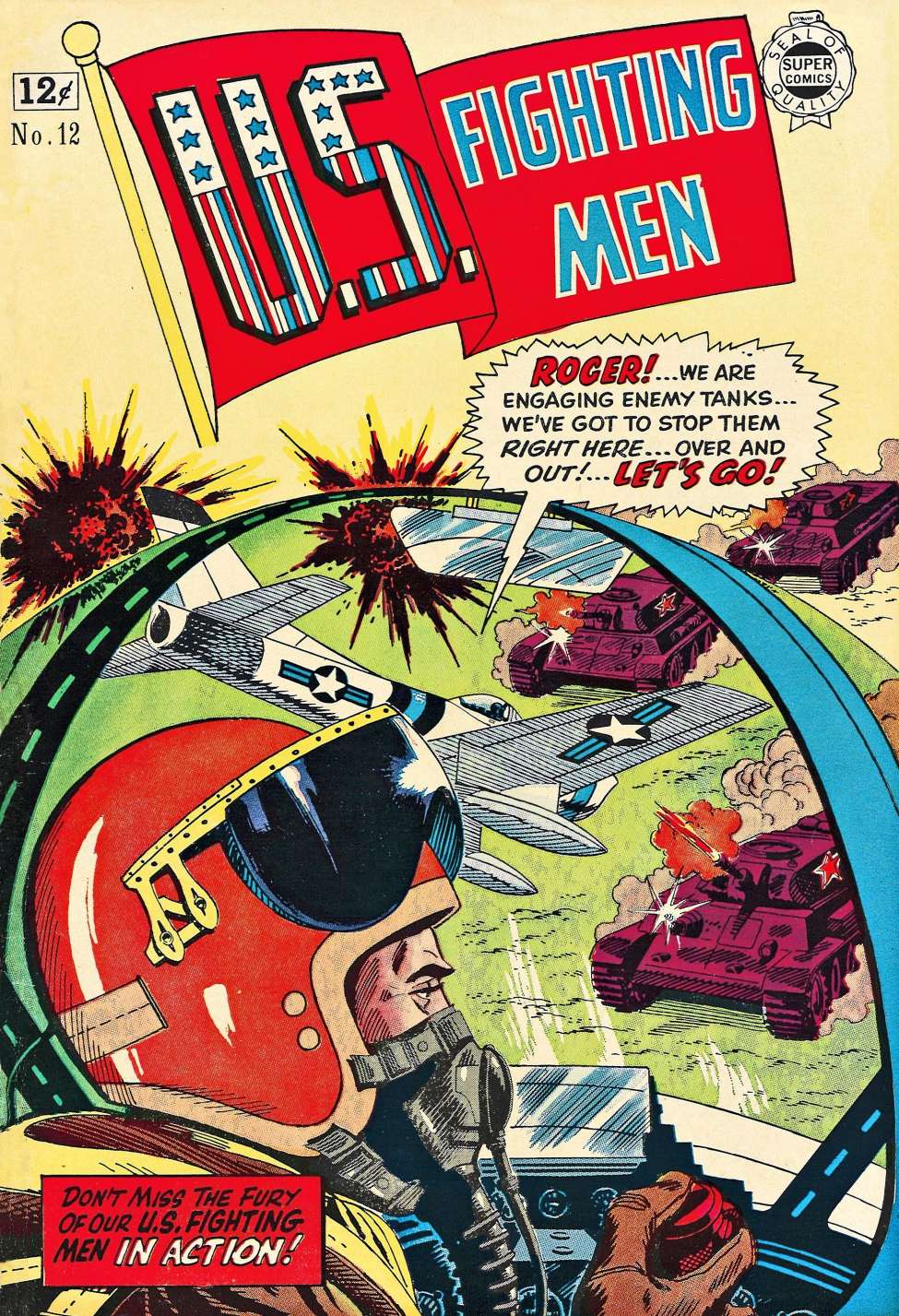 Comic Book Cover For U.S. Fighting Men 12
