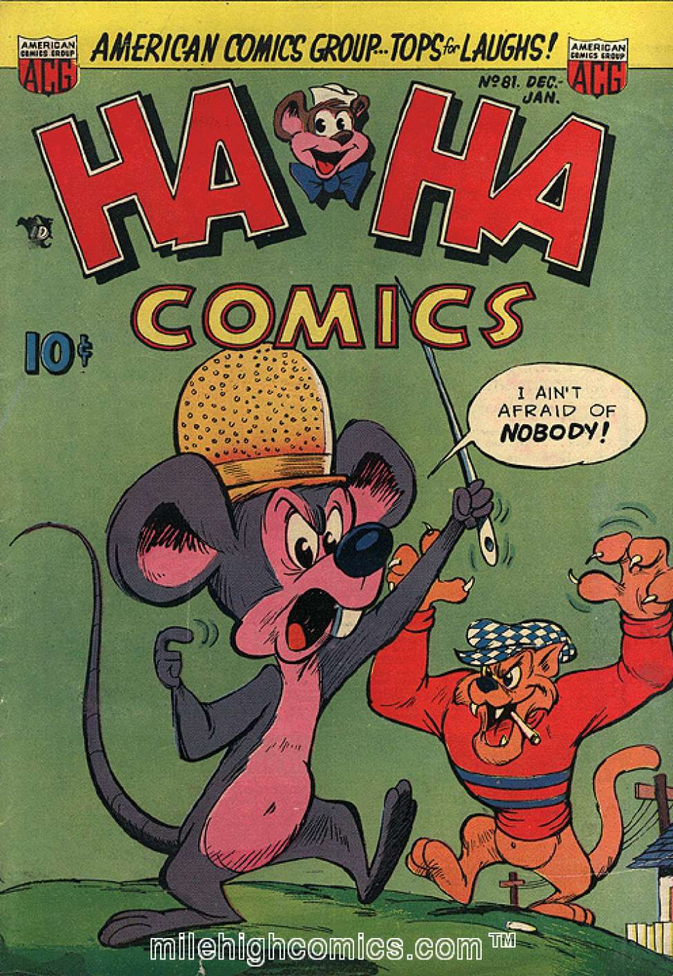 Comic Book Cover For Ha Ha Comics 81