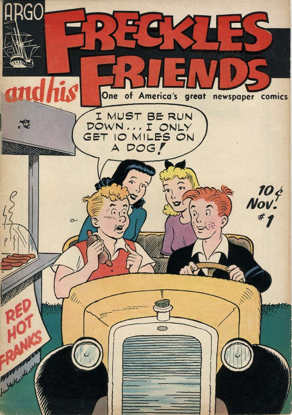 Comic Book Cover For Freckles and His Friends 1