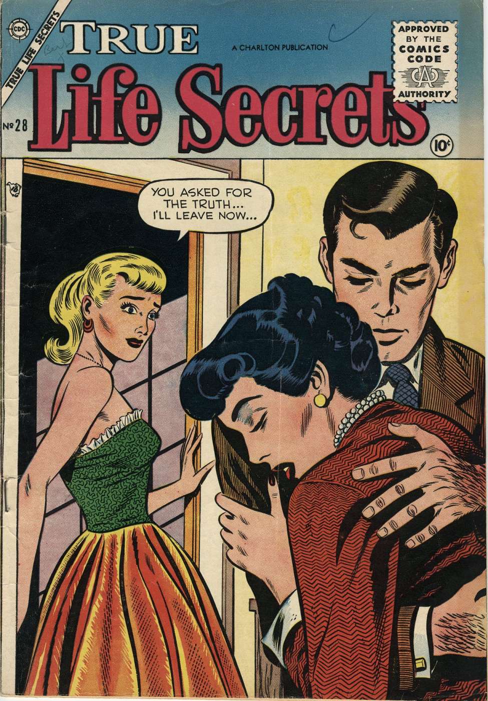 Comic Book Cover For True Life Secrets 28