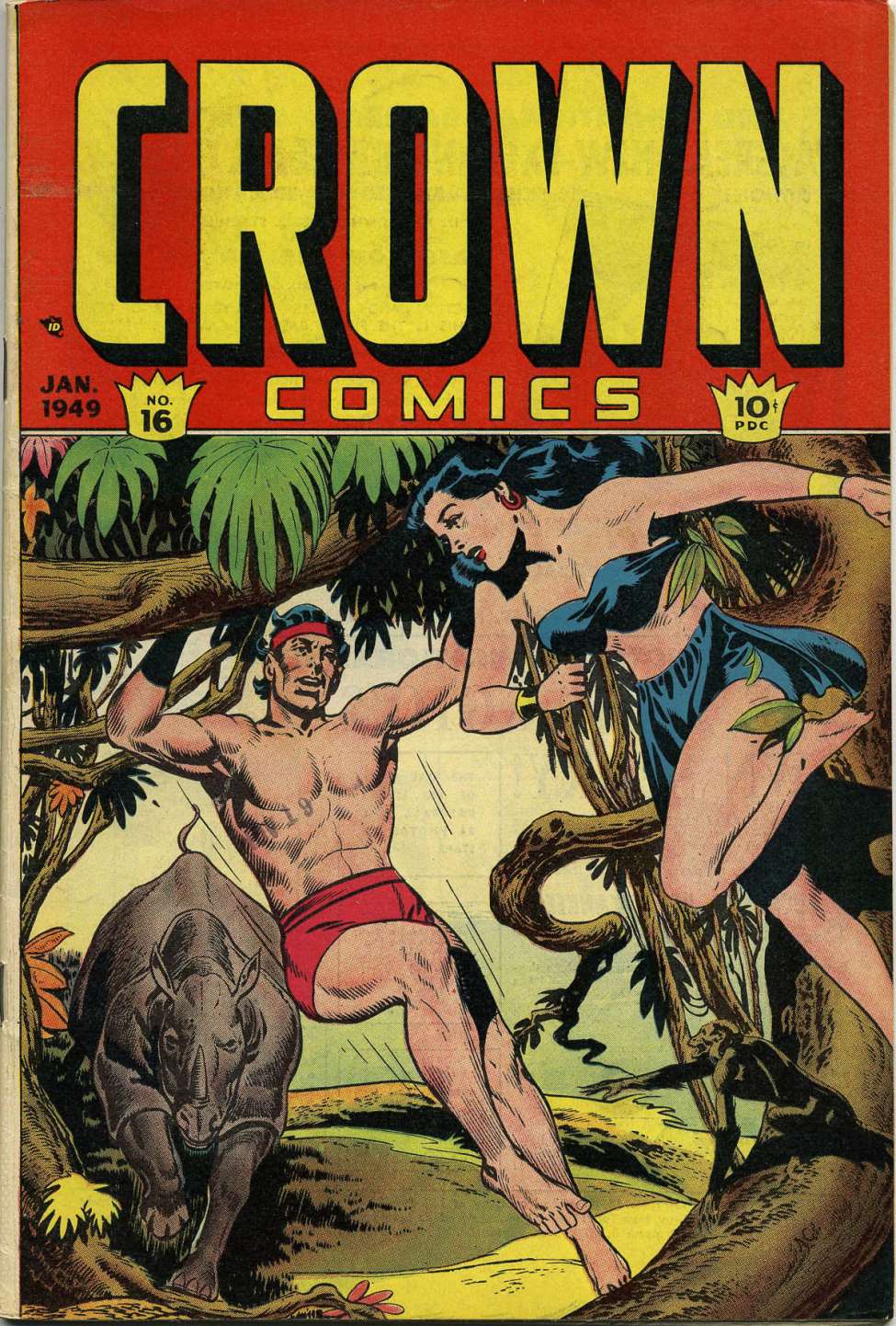 Book Cover For Crown Comics 16