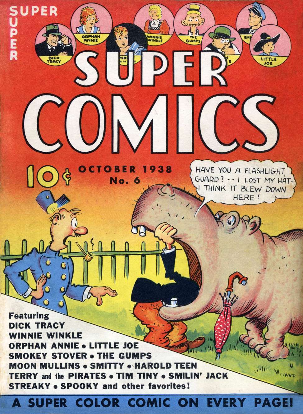 Book Cover For Super Comics 6