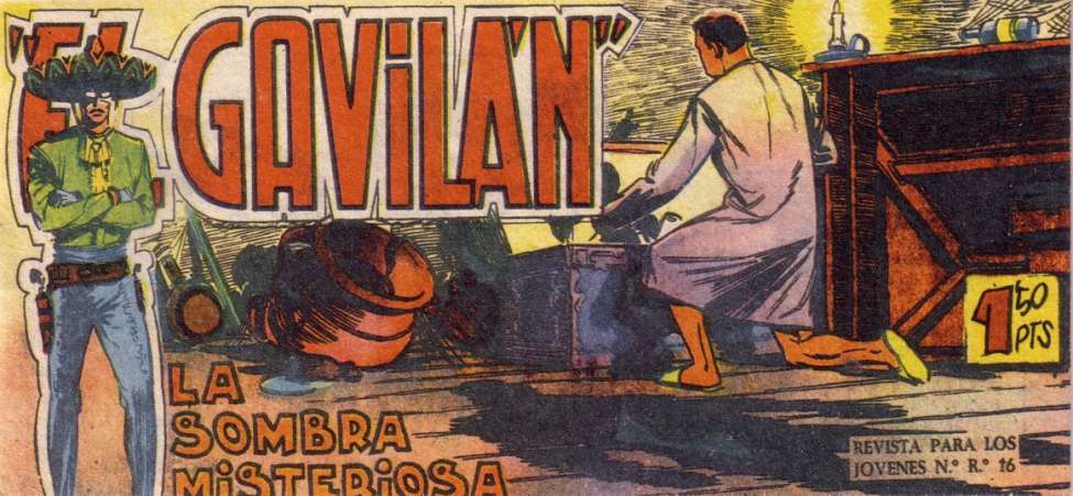Comic Book Cover For El Gavilan 3 - La Sombra Misteriosa