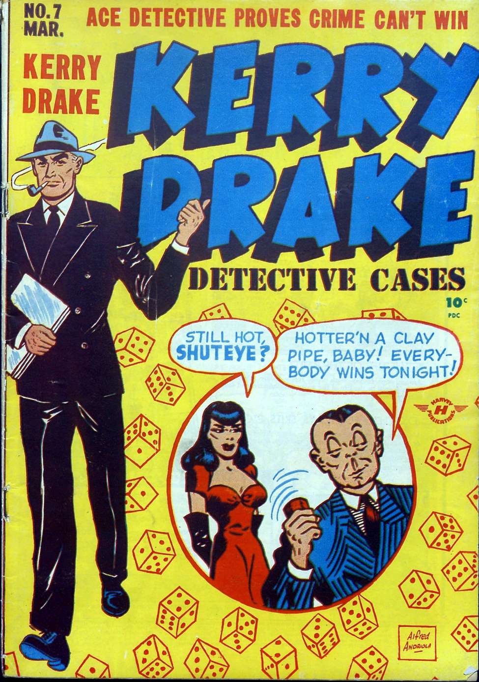 Comic Book Cover For Kerry Drake Detective Cases 7