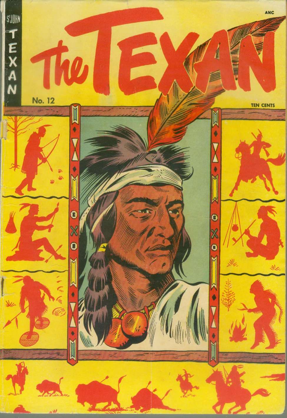 Comic Book Cover For The Texan 12